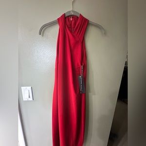 NWT Red Rachel Roy Midi Cocktail Dress